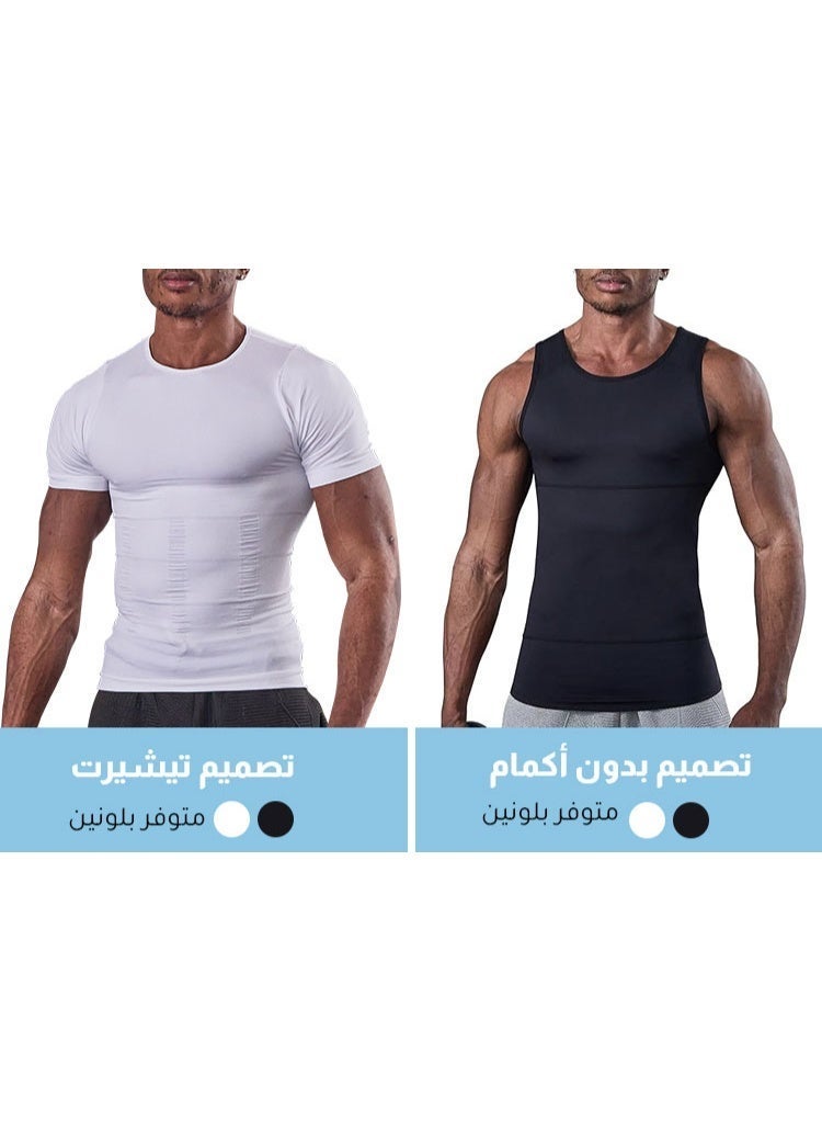 Advanced Design Men's Body Shaper: Stronger Compression, Enhanced Comfort--Men's Chest Slimming Vest - Image 5